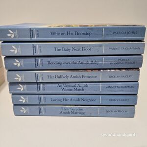 Harlequin Love Inspired Lot of 7 Romance Books Beach Travel Reads Inspirational
